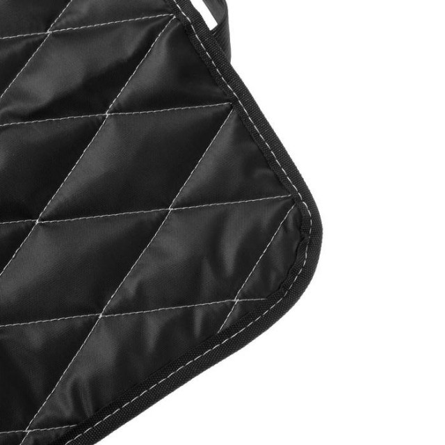 Защитная накидка на спинку сиденья Torso (ромб, черная, 65х43 см)