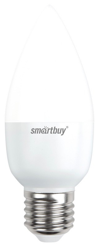 Лампа Smartbuy С37 7W 3000K E27 (500 Лм, свеча)