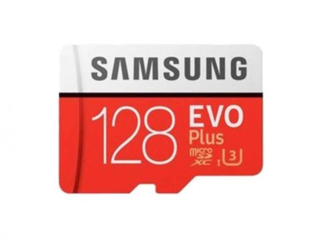 Карта памяти microSD Samsung EvoPlus 128 Gb (class 10, U3)