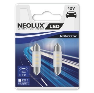 Светодиодные лампы Neolux C5W36 (6000К, 2 шт)