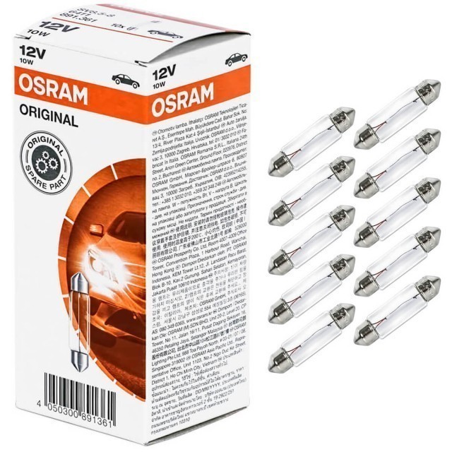 Лампа Osram C10W Original (12 В, 41 мм)