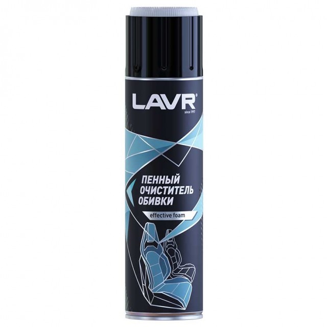 Lavr Ln1451 Пенный очиститель велюра и обивки салона (аэрозоль, 650 мл)