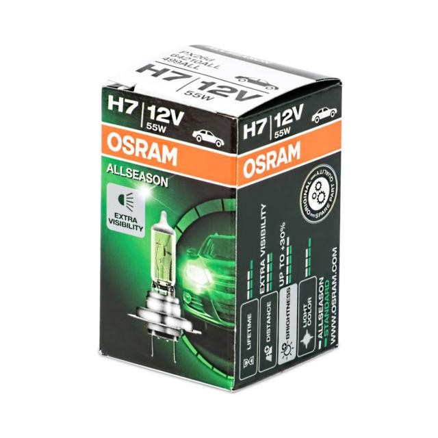 Лампа Osram H7 Allseason (12 В, 55 Вт, +30%)