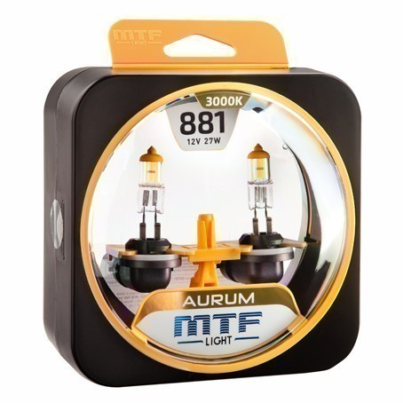 Лампы MTF Aurum H27 881 (12 V, 27 W, 2 шт)