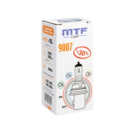 Лампа MTF Standart +30% HB5 9007 (12 V, 65/55 W)