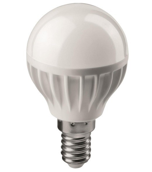 Лампа Онлайт OLL-G45-8-230-6.5K-E14 (640 Лм, шарик)