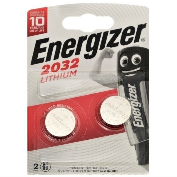 Батарейка CR2032 Energizer Lithium (блистер, 2 шт)