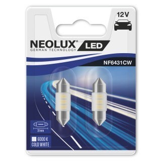 Светодиодные лампы Neolux C5W31 (6000К, 2 шт)