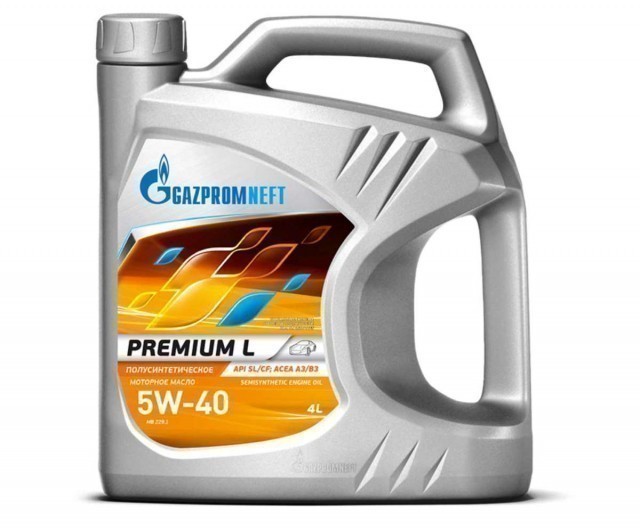 Масло моторное Gazpromneft Premium L 5W40 (4 л)