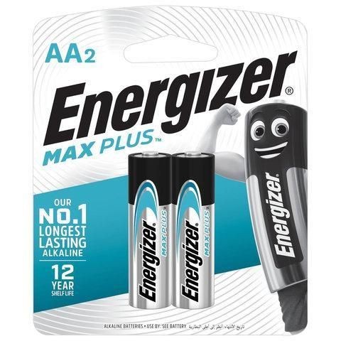 Батарейки AA (LR06) Energizer Max Plus (блистер, 2 шт)