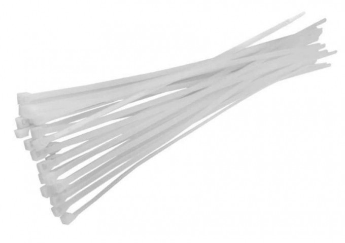 Стяжки нейлоновые IEK 3,6х200 (белые, 50 шт)