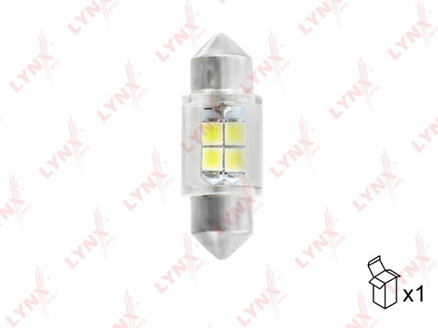 Светодиодная лампа Lynx C5W31 LED - 4SMD (6000К, 1 шт)