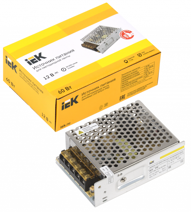 Блок питания IEK (60W, IP20)