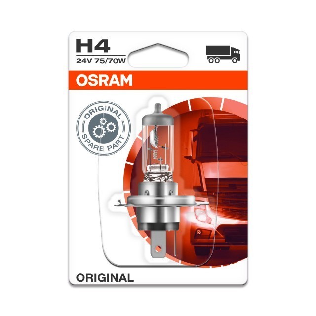 Лампа Osram H4 Original (12 В, 55/60 Вт, блистер)