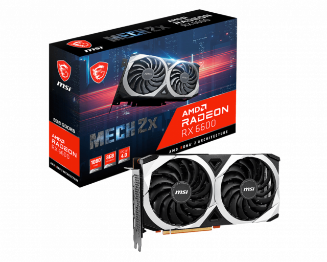Видеокарта MSI AMD Radeon RX-6600 MECH X2 8G