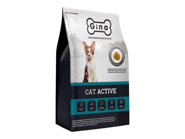 Сухой корм для кошек Gina Cat Active (3 кг)