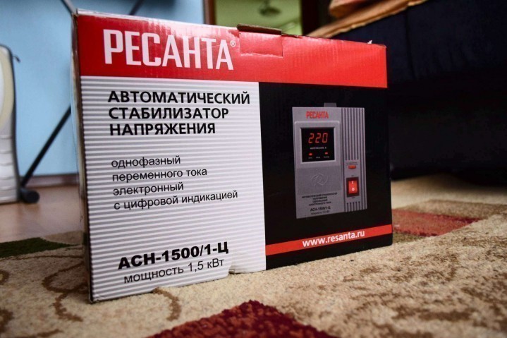 Стабилизатор напряжения Ресанта АСН-1500/1-Ц