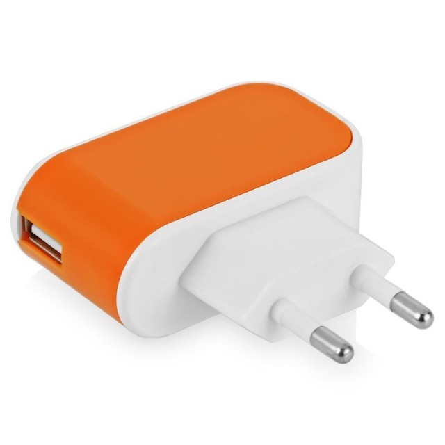 Адаптер Smartbuy 8050 Color Chargу (1 USB, оранжевый)