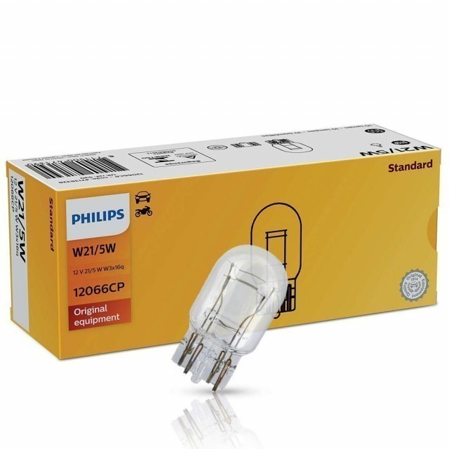 Лампа Philips W21/5W Standard (12 В, двухконтактная)