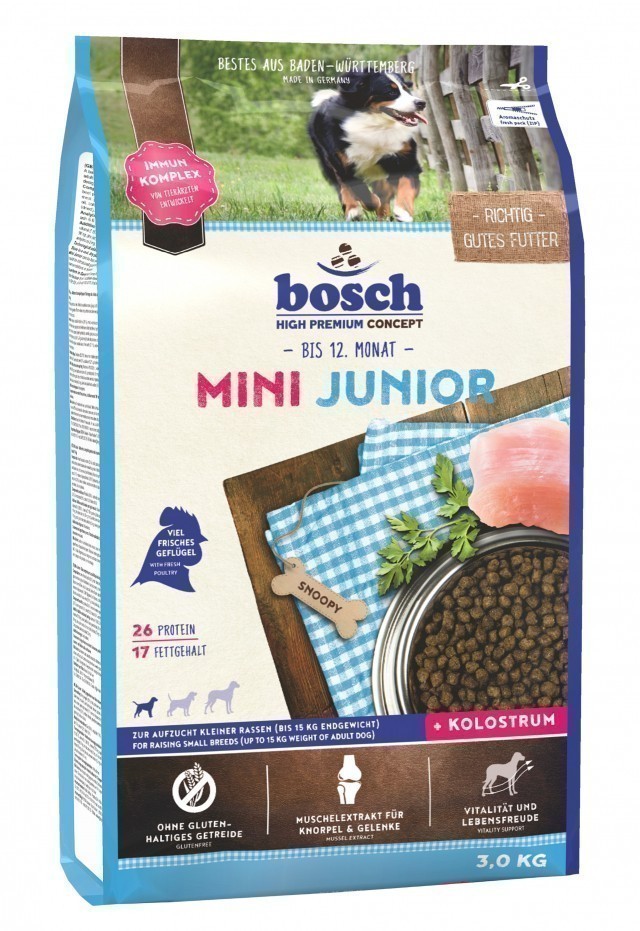 Сухой корм для щенков Bosch Mini Junior (3 кг)