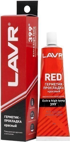 Lavr Ln1737 Герметик-прокладка высокотемпературный (красный, 85 г)