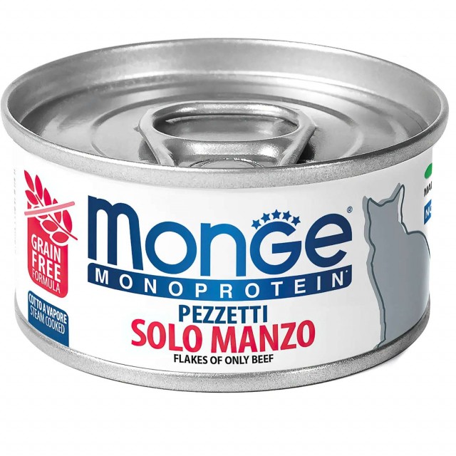 Консервы для кошек Monge Monoprotein - Solo Manzo (80 г)
