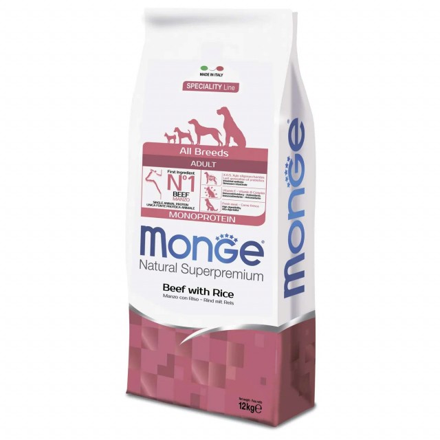 Сухой корм для собак Monge Specialty Line - Beef (12 кг)