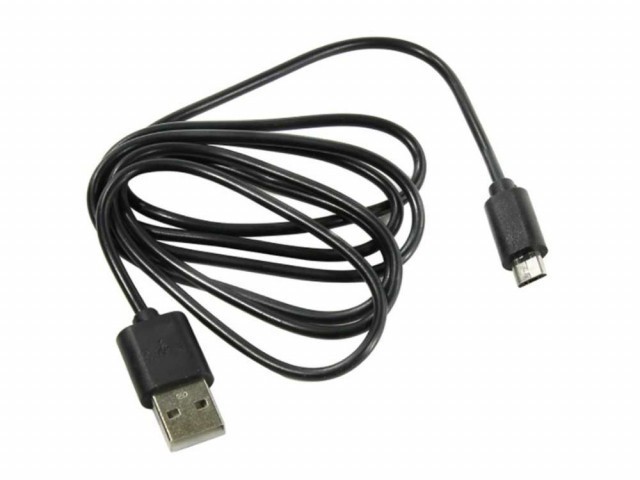 Кабель зарядки Smartbuy 12 Color USB - MicroUSB (2,1 А, 1 м, черный)