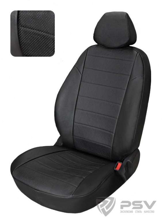 Чехлы  Honda Civic 4D 2012-2015 г. - (IX) Sd черный аригон  