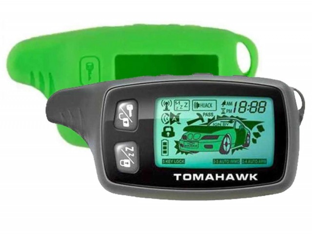 Чехол силиконовый Tomahawk TW-9010/9020/9030 (зеленый)