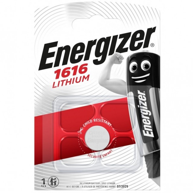Батарейка CR1616 Energizer Lithium (блистер, 1 шт)