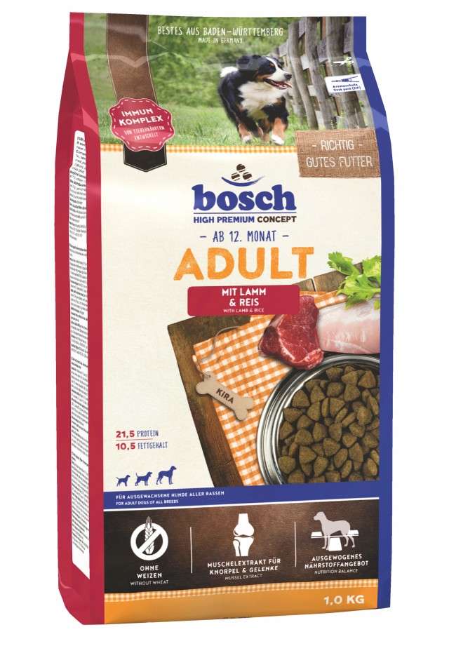 Сухой корм для собак Bosch Adult, ягнёнок и рис (1 кг)