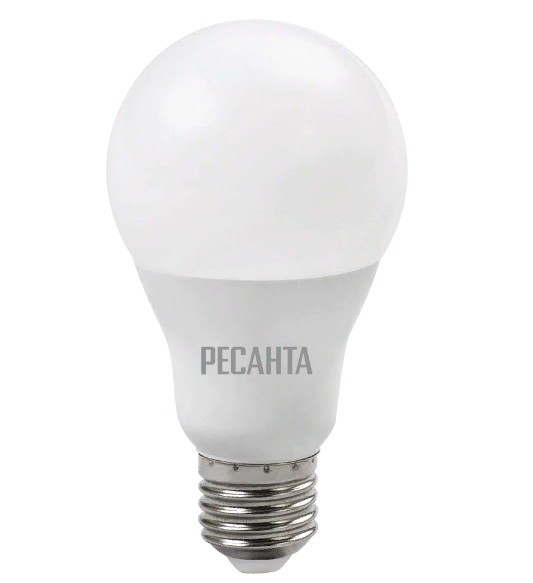 Лампа Ресанта LL-R-A65-15W-230-4K-E27 (1300 Лм)
