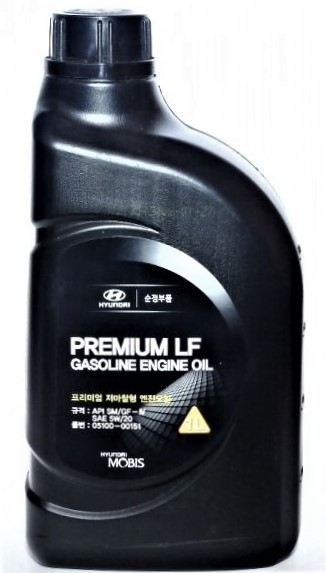 Масло моторное Hyundai Mobis Premium LF Gasoline 5W20 (1 л)