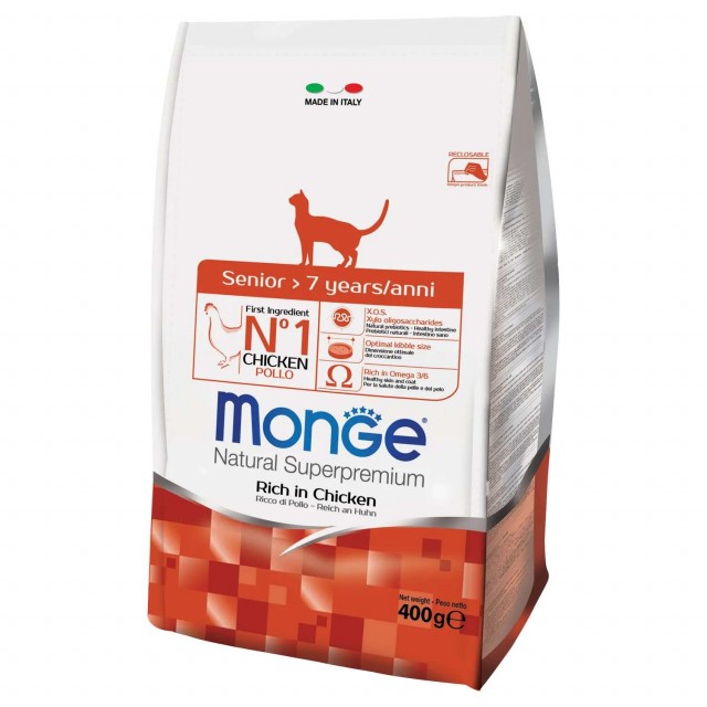 Сухой корм для кошек Monge Daily Line - Senior (400 г)