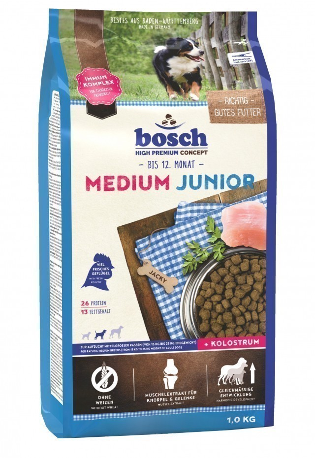 Сухой корм для щенков Bosch Medium Junior (1 кг)