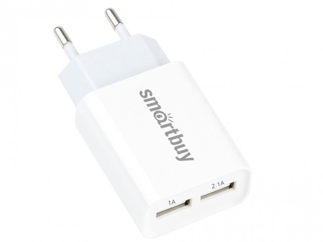 Адаптер Smartbuy 2011 Flash  (2 USB, белый)