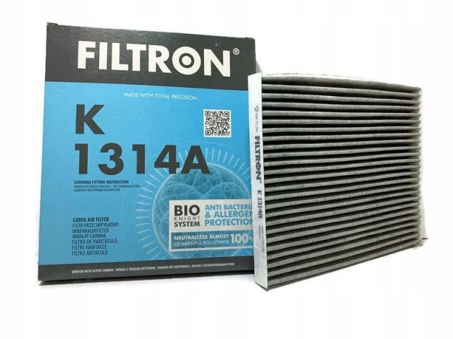 Фильтр салонный Filtron K 1314A (CUK 24 013) угольный