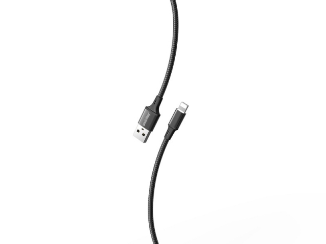 Кабель зарядки Smartbuy 512 S14 USB - iPhone (3,0 А, 1 м, черный)
