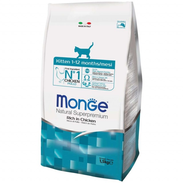 Сухой корм для котят Monge Daily Line - Kitten (1,5 кг)