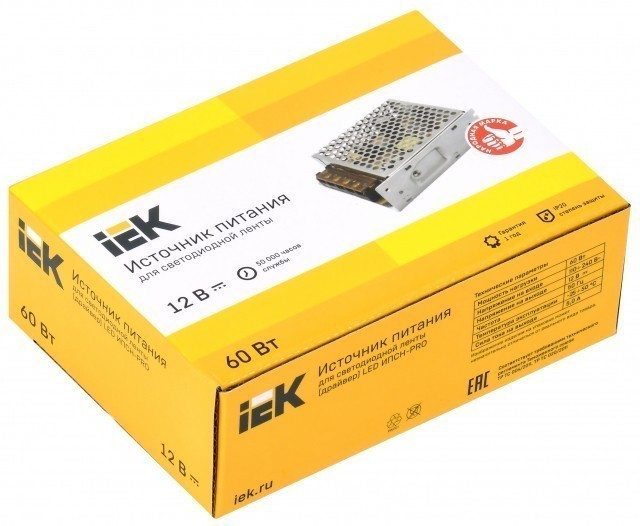 Блок питания IEK (60W, IP20)
