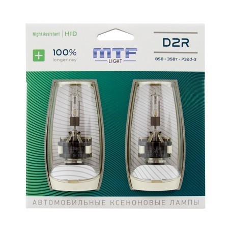 Ксеноновые лампы MTF Night Assistant D2R 4800K (+100%, 2 шт)