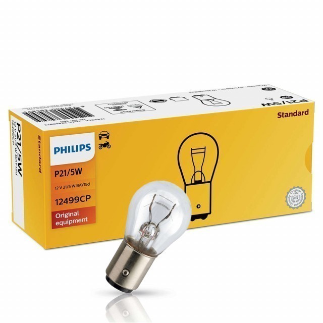 Лампа Philips P21/5W Standard (12 В, двухконтактная)