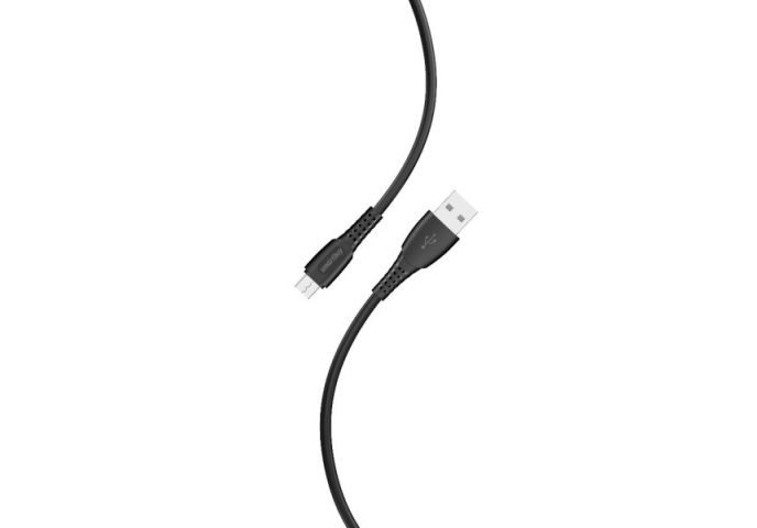 Кабель зарядки Smartbuy 12 S40 USB - MicroUSB (2,4 А, 1 м, черный)