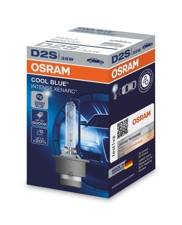 Ксеноновая лампа Osram D2S Xenarc Cool Blue Intense 6000K