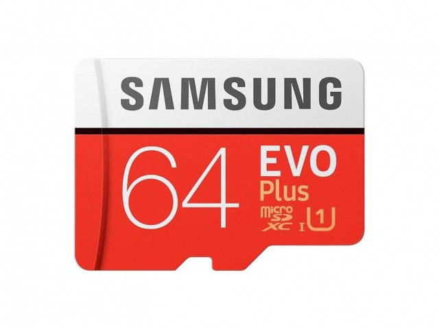 Карта памяти microSD Samsung EvoPlus 64 Gb (class 10, U1)