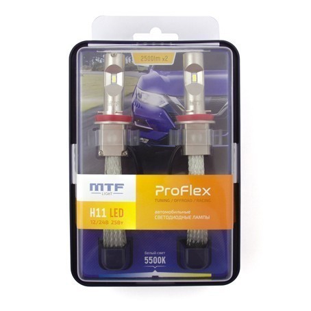 Светодиодные лампы MTF Pro Flex H11 (5500K)
