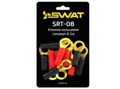 Клемма Swat SRT-08 8Ga (кольцо, 5 красных + 5 черных)