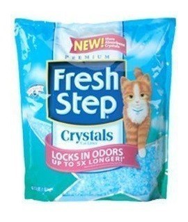 Наполнитель кошачьего туалета Fresh Step Crystals (силикагель, 1,8 кг, 6 л, без запаха) 
