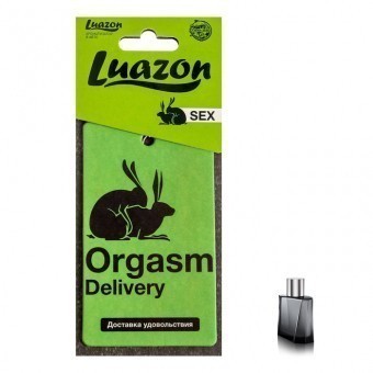 Ароматизатор-пластинка Luazon - Orgasm Delivery (sex)